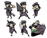 「曇天に笑う 外伝」中巻限定版に付くラバーストラップ。