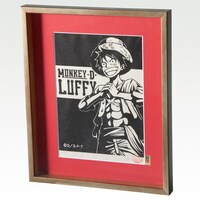 「ワンピース木版画コレクション」（MONKEY・D・LUFFY）(c)尾田栄一郎／集英社・フジテレビ・東映アニメーション