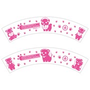 「ユリ熊嵐」のどんぶりの絵柄。(c)2015 イクニゴマモナカ/ユリクマニクル