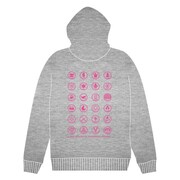 「ユリ熊嵐」のパーカー背面。(c)2015 イクニゴマモナカ/ユリクマニクル