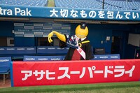 ベンチの殺せんせー。