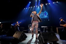 山猿のステージ。photo / hajime kamiiisaka