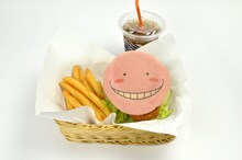 「殺せんせーの殺ッケバーガーセット（リラックスver.）」(c)松井優征/集英社・アニメ「暗殺教室」製作委員会