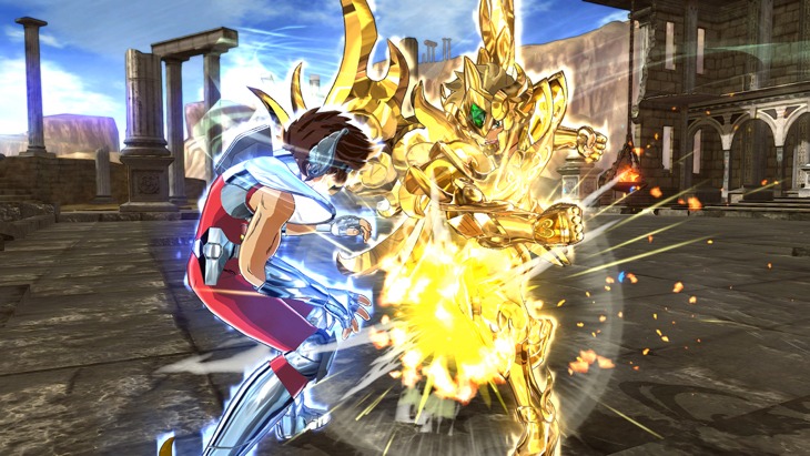 「聖闘士星矢 ソルジャーズ・ソウル」のスクリーンショット。(c)車田正美/集英社・東映アニメーション (c)BANDAI NAMCO Entertainment Inc.