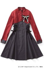 「バトルコスチュームモデル さくらの星とストライプのハイウエストワンピース」(c)CLAMP・ShigatsuTsuitachi CO.,LTD./講談社