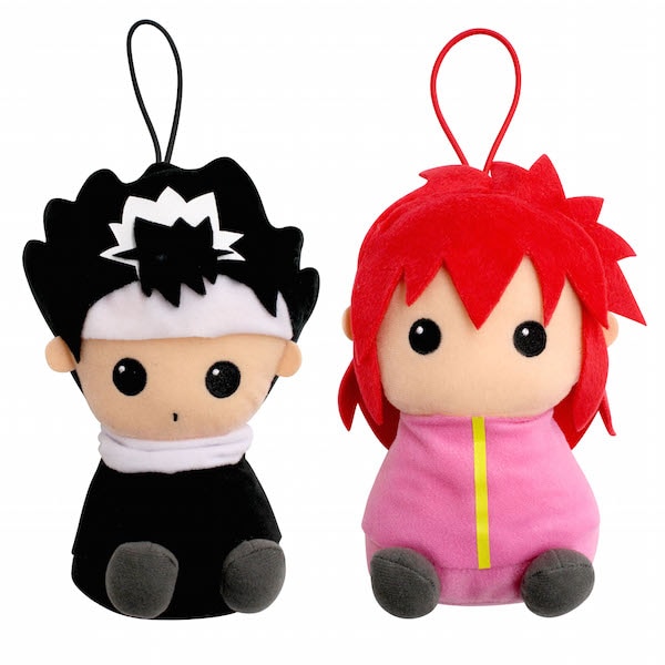 「幽☆遊☆白書」飛影と蔵馬のぬいぐるみ (c)Yoshihiro Togashi 1990年-1994年 (c)ぴえろ／集英社