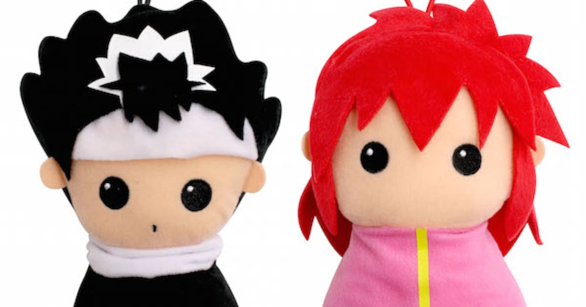 飛影と蔵馬がつぶらな瞳のぬいぐるみに！「幽☆遊☆白書」のプライズ 