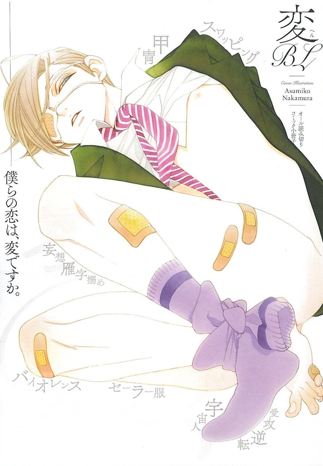 MAGAZINE BE×BOY5月号小冊子付録「変BL」表紙。