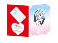 「星の瞳のシルエット」のクリアファイル、ポストカード用台紙。(c)柊あおい/集英社・りぼん