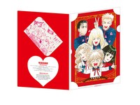 「有閑倶楽部」のクリアファイル、ポストカード用台紙。(c)一条ゆかり/集英社・りぼん