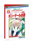 「ポニーテール白書」のクリアファイル、ポストカード用台紙。(c)水沢めぐみ/集英社・りぼん