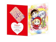 「赤ずきんチャチャ」のクリアファイル、ポストカード用台紙。(c)彩花みん/集英社・りぼん