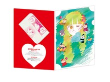 「ときめきトゥナイト」のクリアファイル、ポストカード用台紙。(c)池野恋/集英社・りぼん