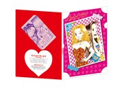 「パッション・ガールズ」のクリアファイル、ポストカード用台紙。(c)藤井みほな/集英社・りぼん