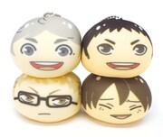 「ハイキュー!! おまんじゅうにぎにぎマスコット」第2弾のラインナップ。