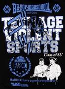 「BE-BOP-HIGHSCHOOL - TEEN AGE VIOLENT SPORTS CLASS OF '83」の背面。