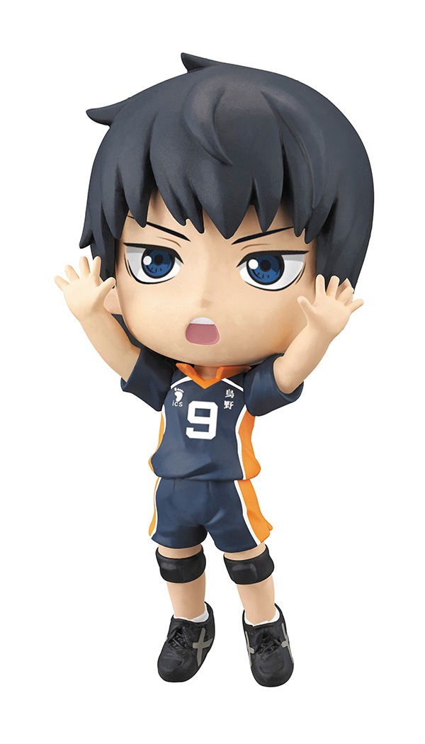 B賞「日向&影山ちびきゅんキャラセット」の影山。(c)古舘春一/集英社・「ハイキュー!!」製作委員会・MBS