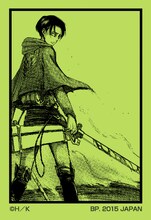 J賞：コミックふせんセットの1種。(c)諫山創・講談社/「進撃の巨人」製作委員会