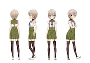 みーくん(直樹美紀)。クールなしっかり者。学園生活部唯一の2年生でみんなの後輩。(c) Nitroplus/海法紀光・千葉サドル・芳文社/がっこうぐらし!製作委員会