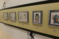 「連載完結記念 岸本斉史 NARUTO－ナルト－展」に展示された原画。(c)岸本斉史 スコット / 集英社