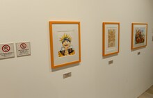 「連載完結記念 岸本斉史 NARUTO－ナルト－展」に展示された原画。(c)岸本斉史 スコット / 集英社