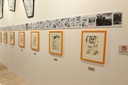 「連載完結記念 岸本斉史 NARUTO－ナルト－展」に展示された原画。(c)岸本斉史 スコット / 集英社