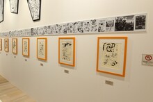 「連載完結記念 岸本斉史 NARUTO－ナルト－展」に展示された原画。(c)岸本斉史 スコット / 集英社