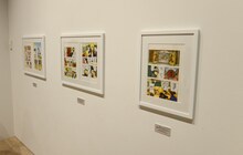 「連載完結記念 岸本斉史 NARUTO－ナルト－展」に展示された原画。(c)岸本斉史 スコット / 集英社
