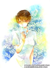 太田垣康男原案・脚本、太田優姫作画の新連載「銀河ロケットにお葉書ください」カット。