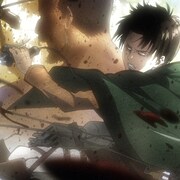「進撃の巨人」劇場アニメ予告、巨人エレンと女型の肉弾戦に兵長の戦闘も
