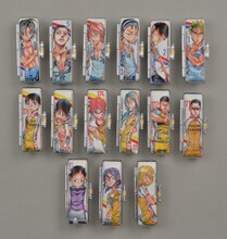 「弱虫ペダル」オリジナル印鑑ケースの全種類。