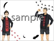 「ダイナミックフォト機能」のフレームの1種。(c)古舘春一/集英社・「ハイキュー!!」製作委員会・MBS ※画像は監修中のサンプル。予告なく変更となる場合がある。