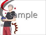 「ダイナミックフォト機能」のフレームの1種。(c)古舘春一/集英社・「ハイキュー!!」製作委員会・MBS ※画像は監修中のサンプル。予告なく変更となる場合がある。