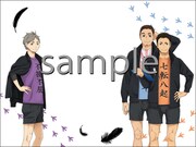 「ダイナミックフォト機能」のフレームの1種。(c)古舘春一/集英社・「ハイキュー!!」製作委員会・MBS ※画像は監修中のサンプル。予告なく変更となる場合がある。