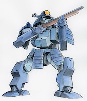 「戦国機甲伝 クニトリ」のカット。