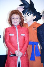 映画「ドラゴンボールZ 復活の『F』」舞台挨拶に出席した野沢雅子。