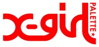 「X-girl palette」のロゴ。