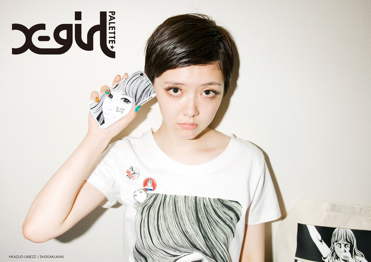 「X-girl palette」のビジュアル。