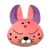 「しまっちゃうおじさん 顔型クッション」は2380円。(c)いがらしみきお／竹書房