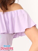 「魔法の天使 クリィミーマミ」のオフショルダートップス。