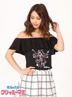 「魔法の天使 クリィミーマミ」のオフショルダートップス。