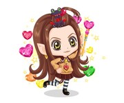 「シュガシュガルーン」のアバターイメージ。(c)安野モヨコ/コルク