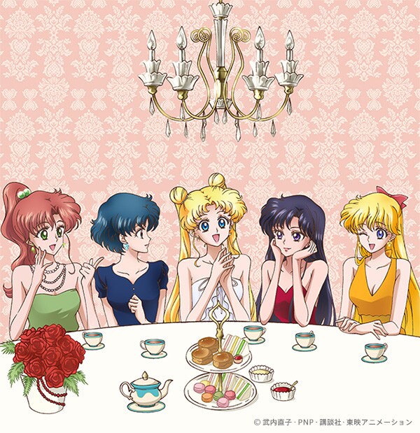 インタビューに応じてくれたセーラー戦士たち。