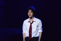 舞台「龍狼伝」公開稽古の様子。