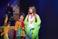 舞台「龍狼伝」公開稽古の様子。