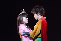 舞台「龍狼伝」公開稽古の様子。