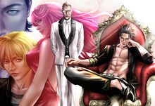 塚脇永久原作による伊藤龍「蟻の王」のイラスト。