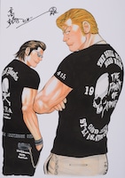 「『クローズ』キャンバスパネル 副ヘッド烈伝 村田十三&将五ver.」