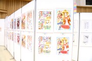 「りぼんフェスタ2015」に展示されている原画。
