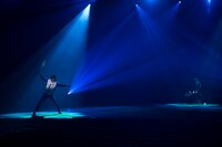 「ミュージカル『テニスの王子様』3rdシーズン 青学vs不動峰」の模様。 (c)許斐 剛／集英社・NAS・新テニスの王子様プロジェクト  (c)許斐 剛／集英社・テニミュ製作委員会